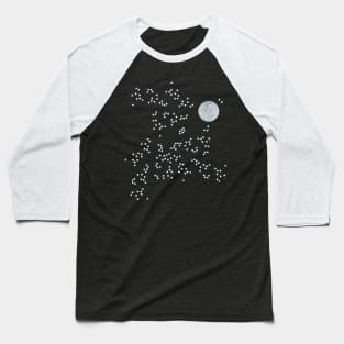 moon in the starry sky Baseball T-Shirt